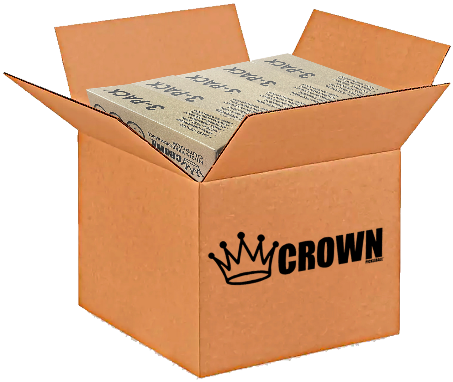 CROWN PICKLEBALL - High-Performance OUTDOOR Pickleballs - VIENTO (102-PACK LIME)