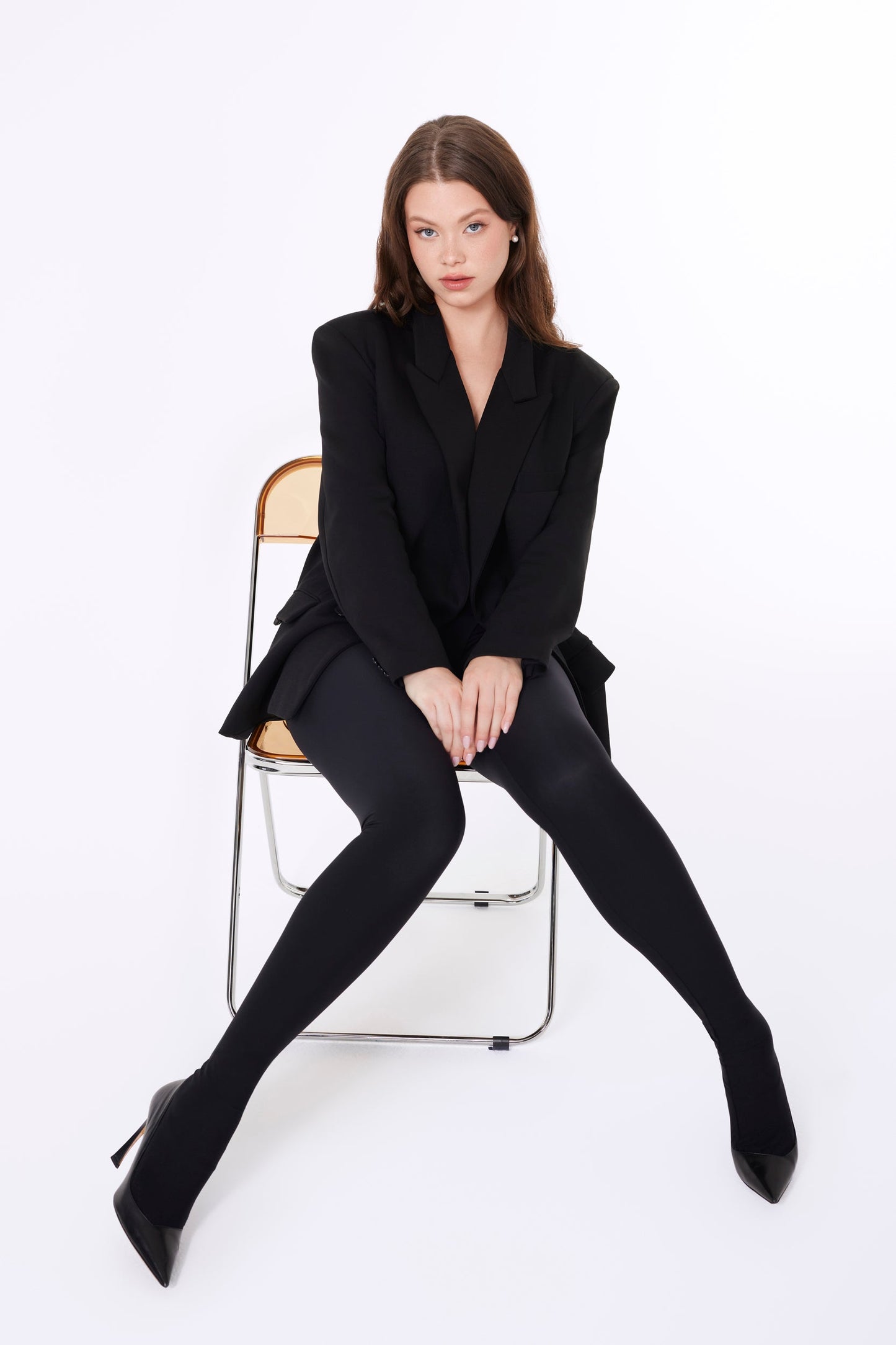 MONACO OVERSIZED BLAZER - BLACK