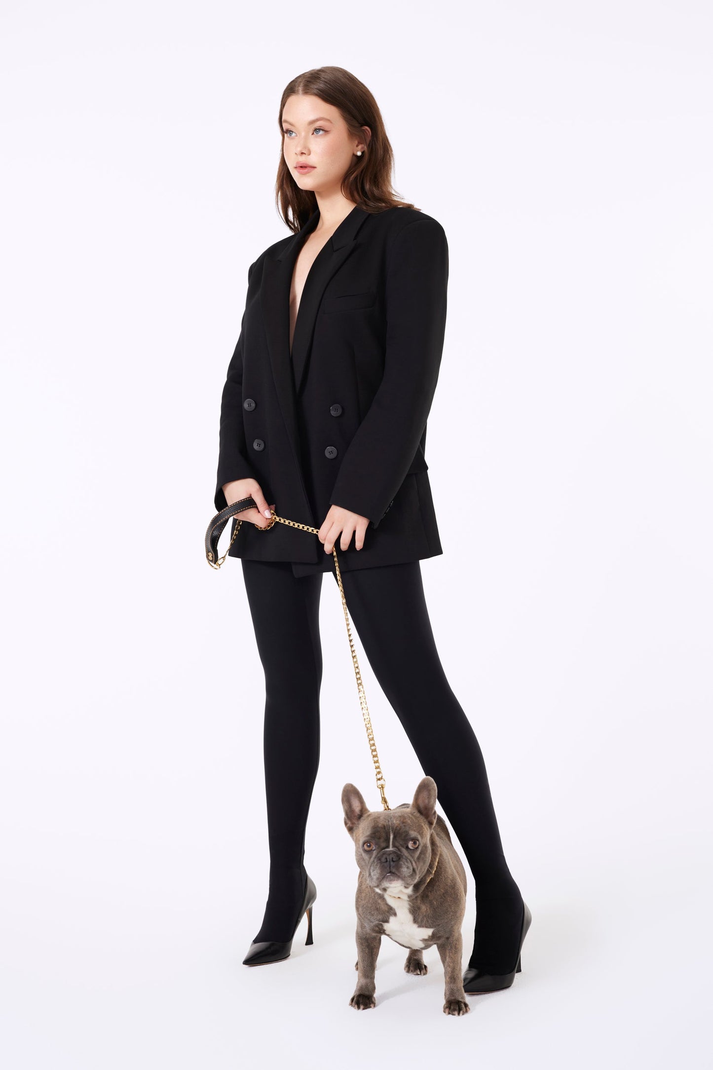 MONACO OVERSIZED BLAZER - BLACK