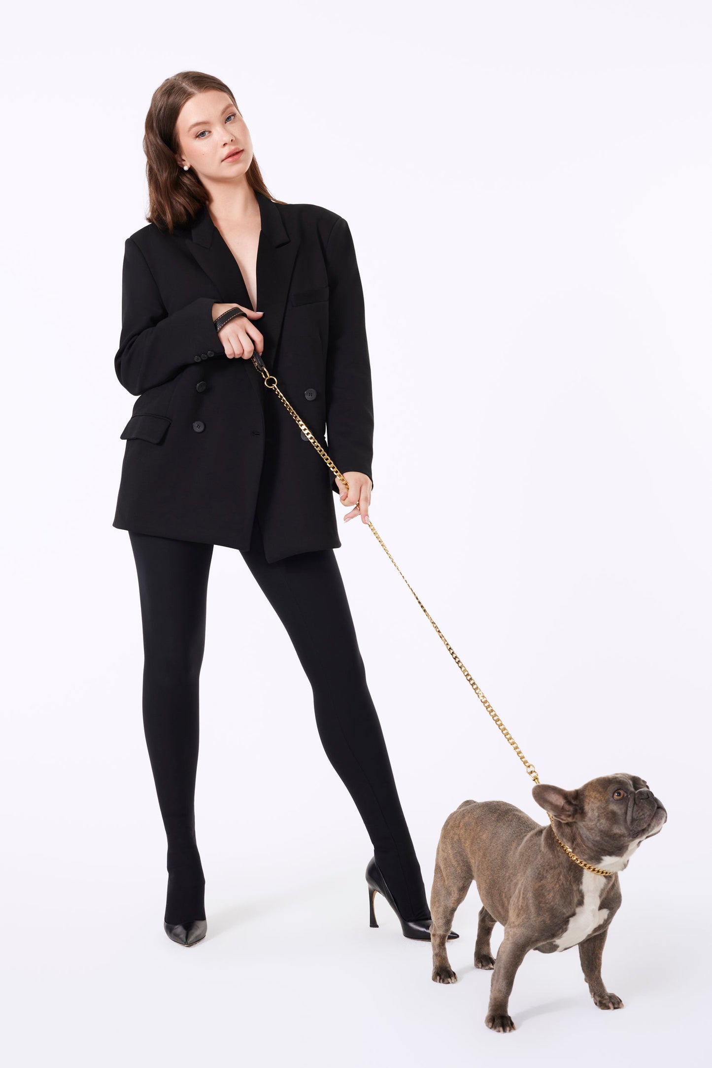 MONACO OVERSIZED BLAZER - BLACK