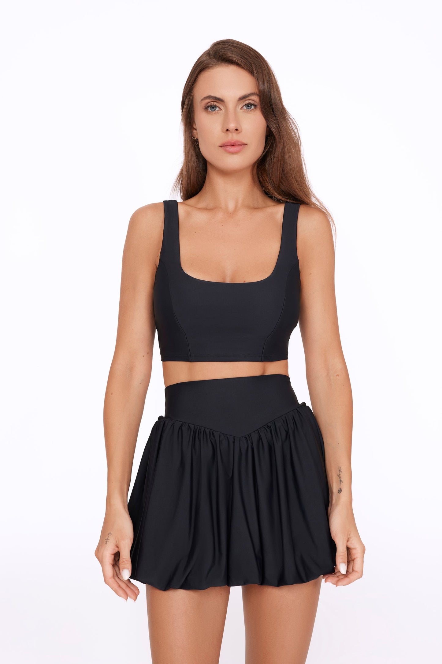 PARIS BUBBLE SKIRT - BLACK