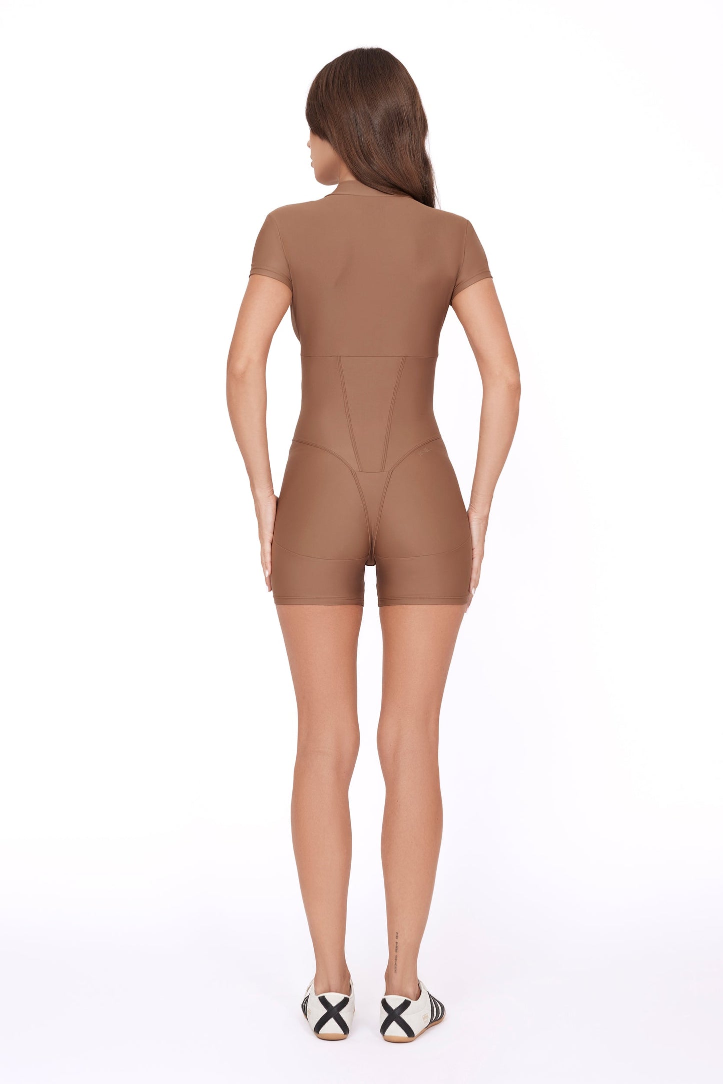 BERLIN CORSET ROMPER - MOCHA