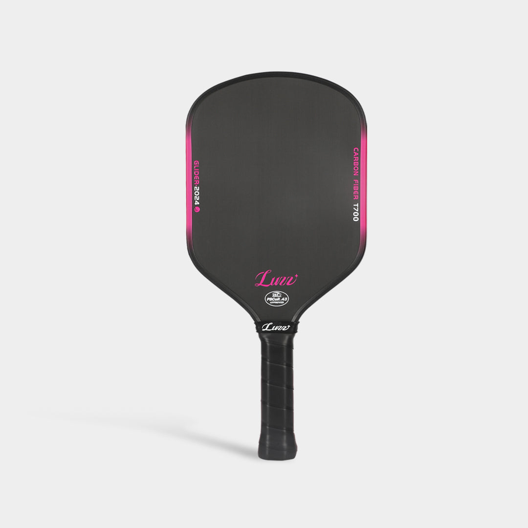Luzzpickleball Glider Paddle T700 Carbon Friction Surface|Thermoformed