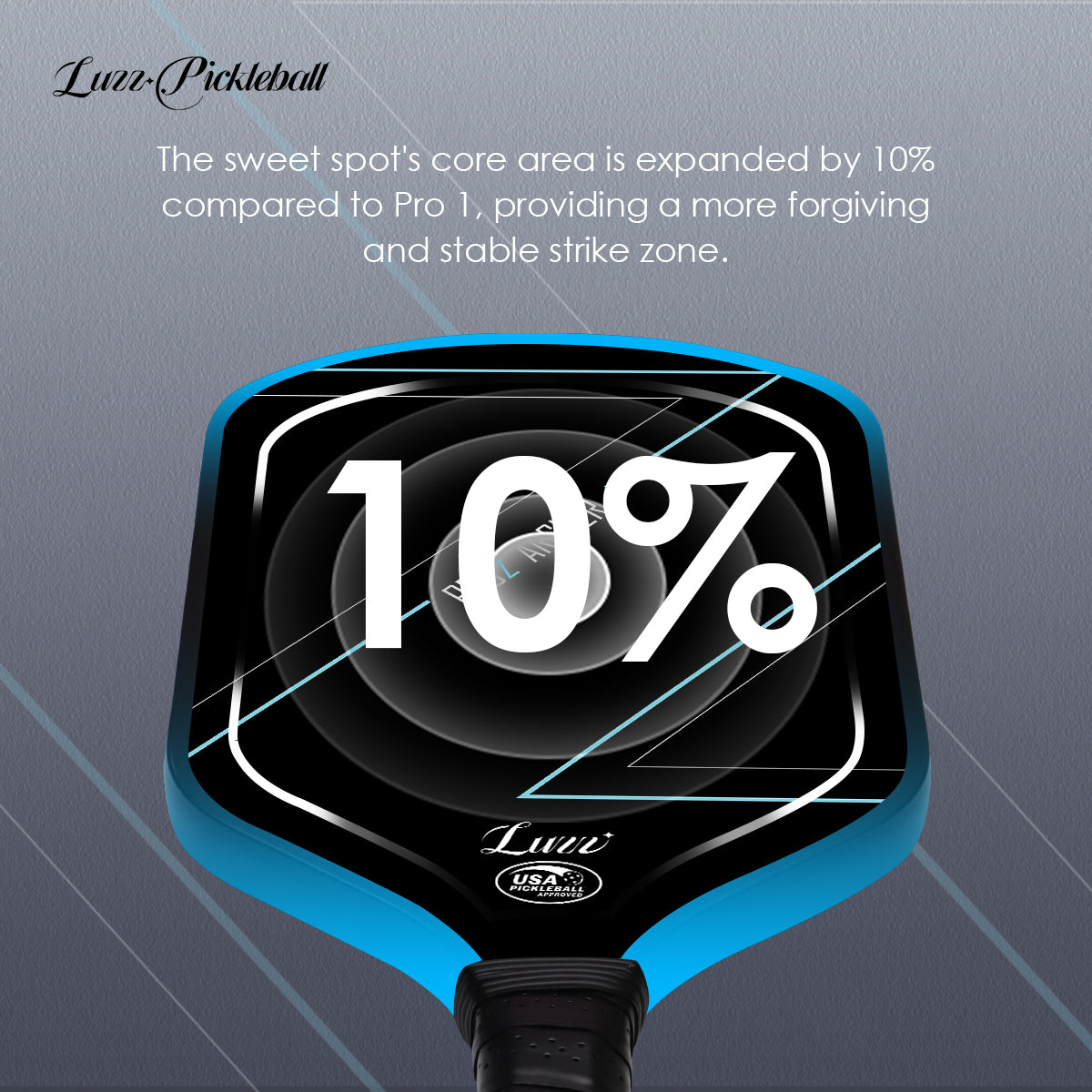 Luzz Pro 2.0 Archer Professional Pickleball Paddle