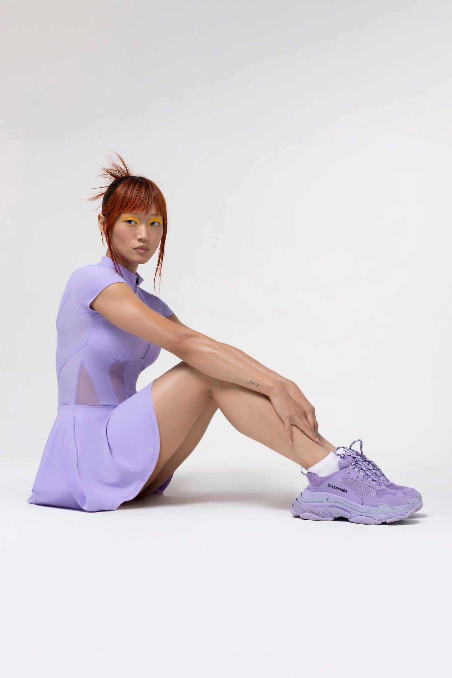 LONDON CORSET DRESS - LAVENDER