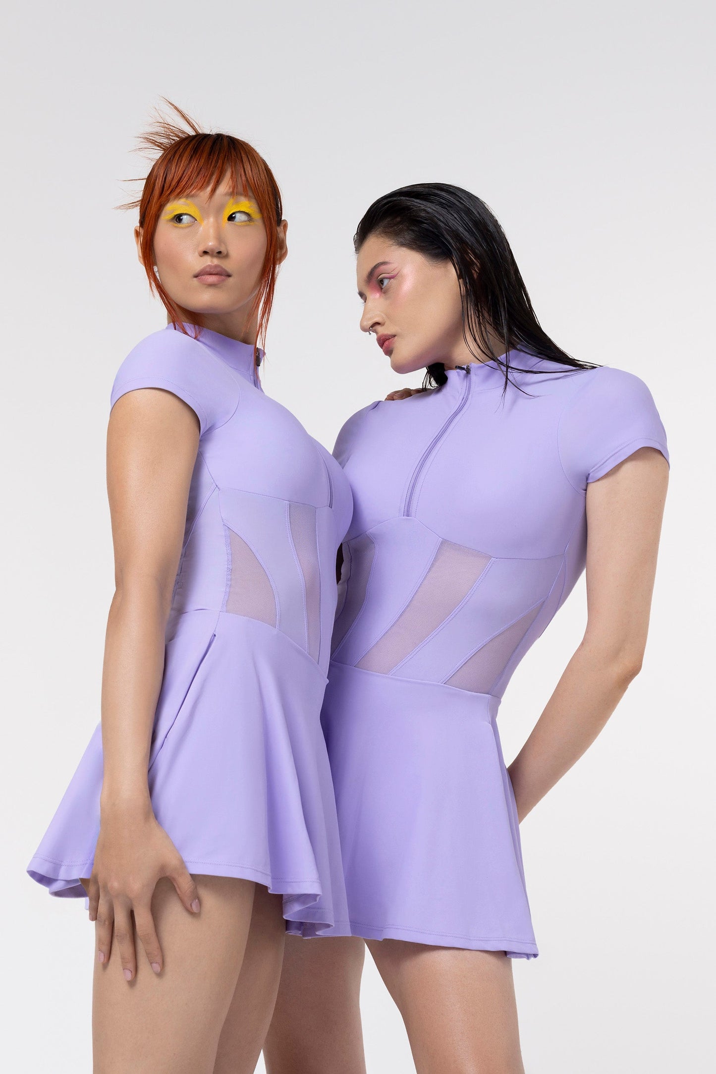 LONDON CORSET DRESS - LAVENDER