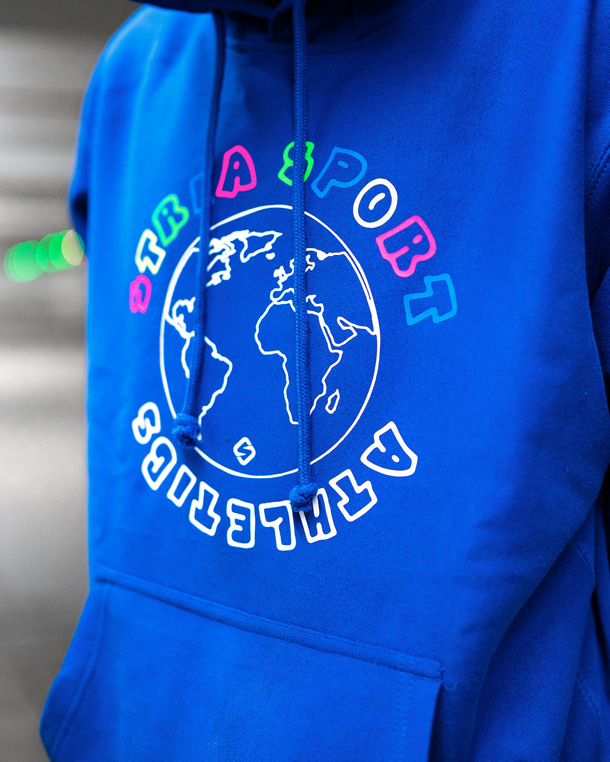 Blue Stria Hoodie