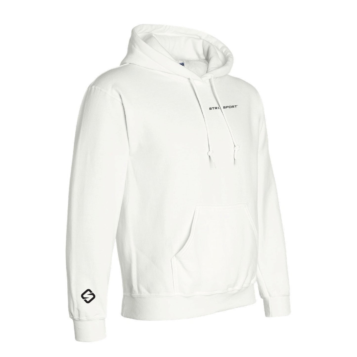 White Stria Hoodie