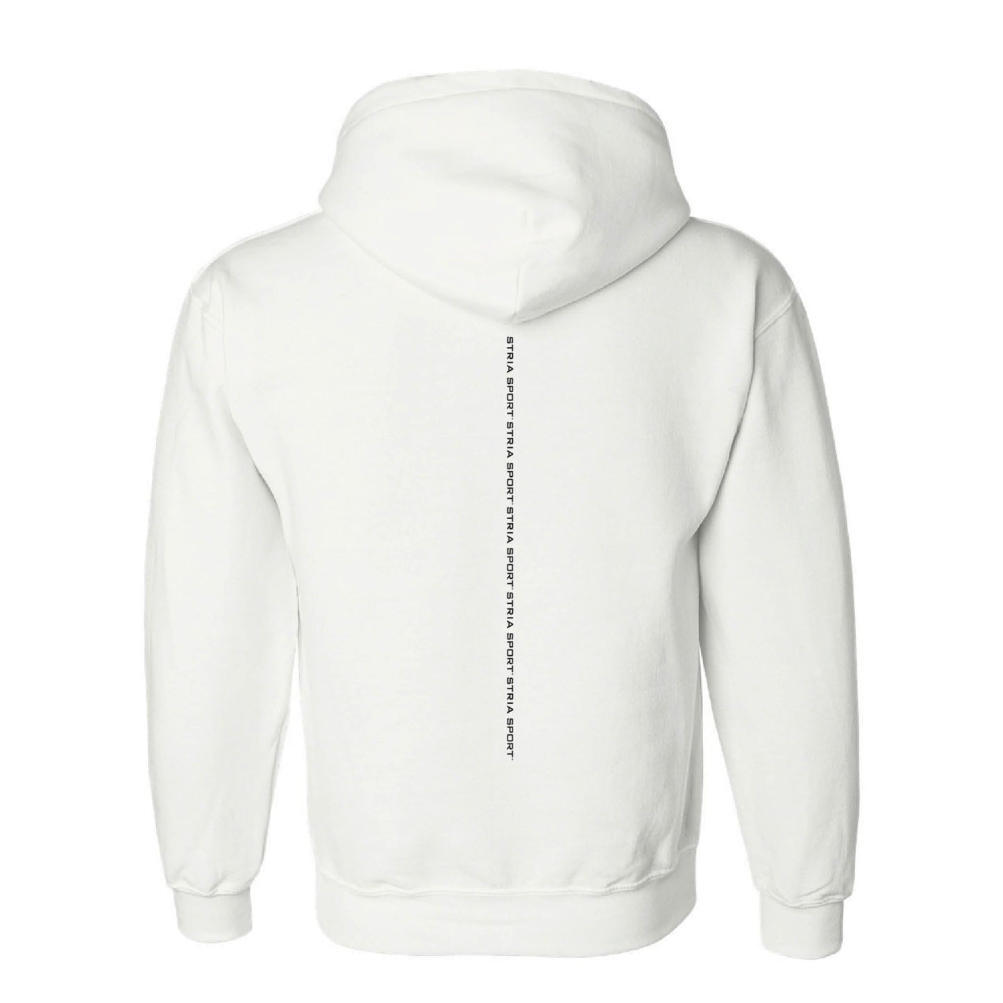 White Stria Hoodie