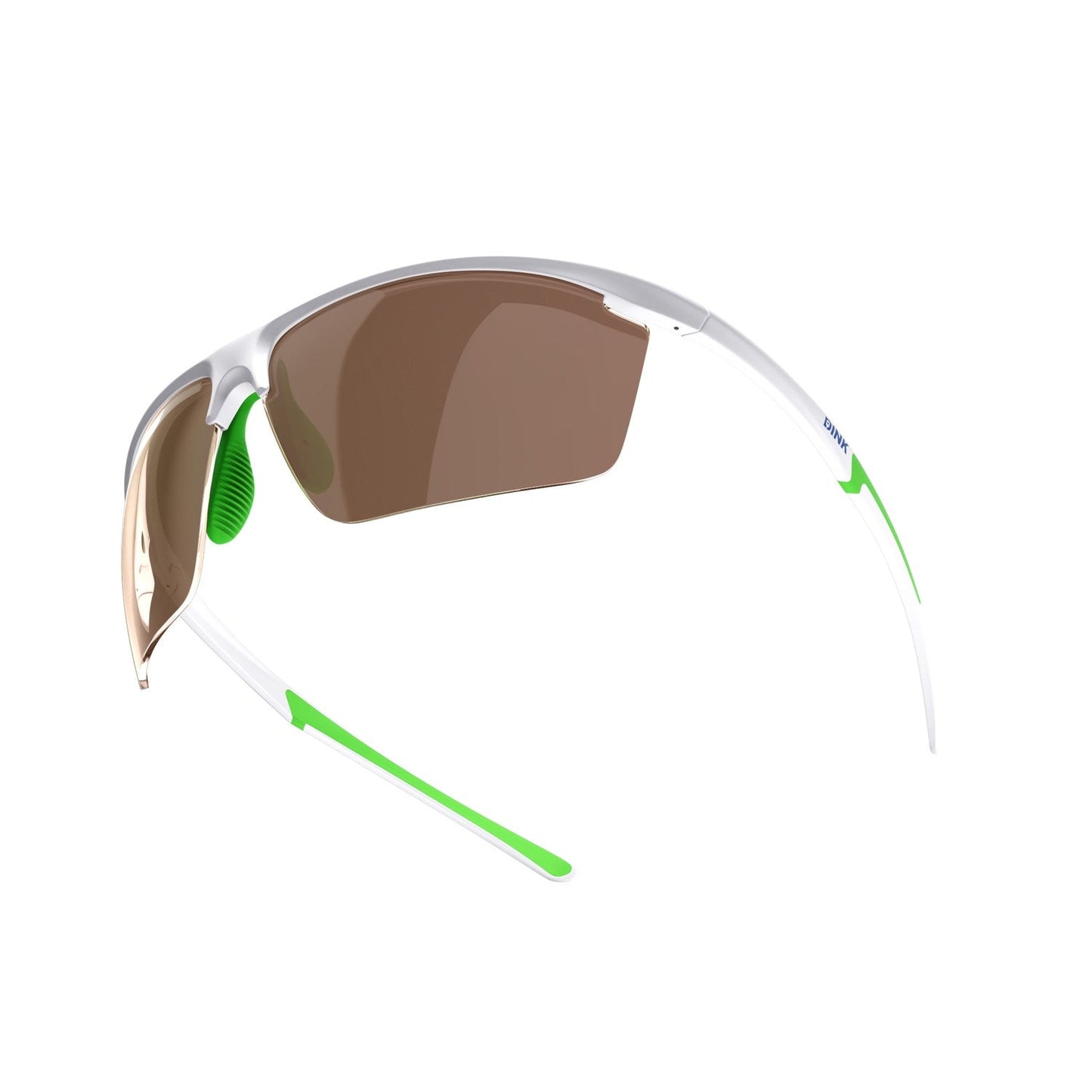 Daytona Petite Large Pickleball Sunglasses - White/Green