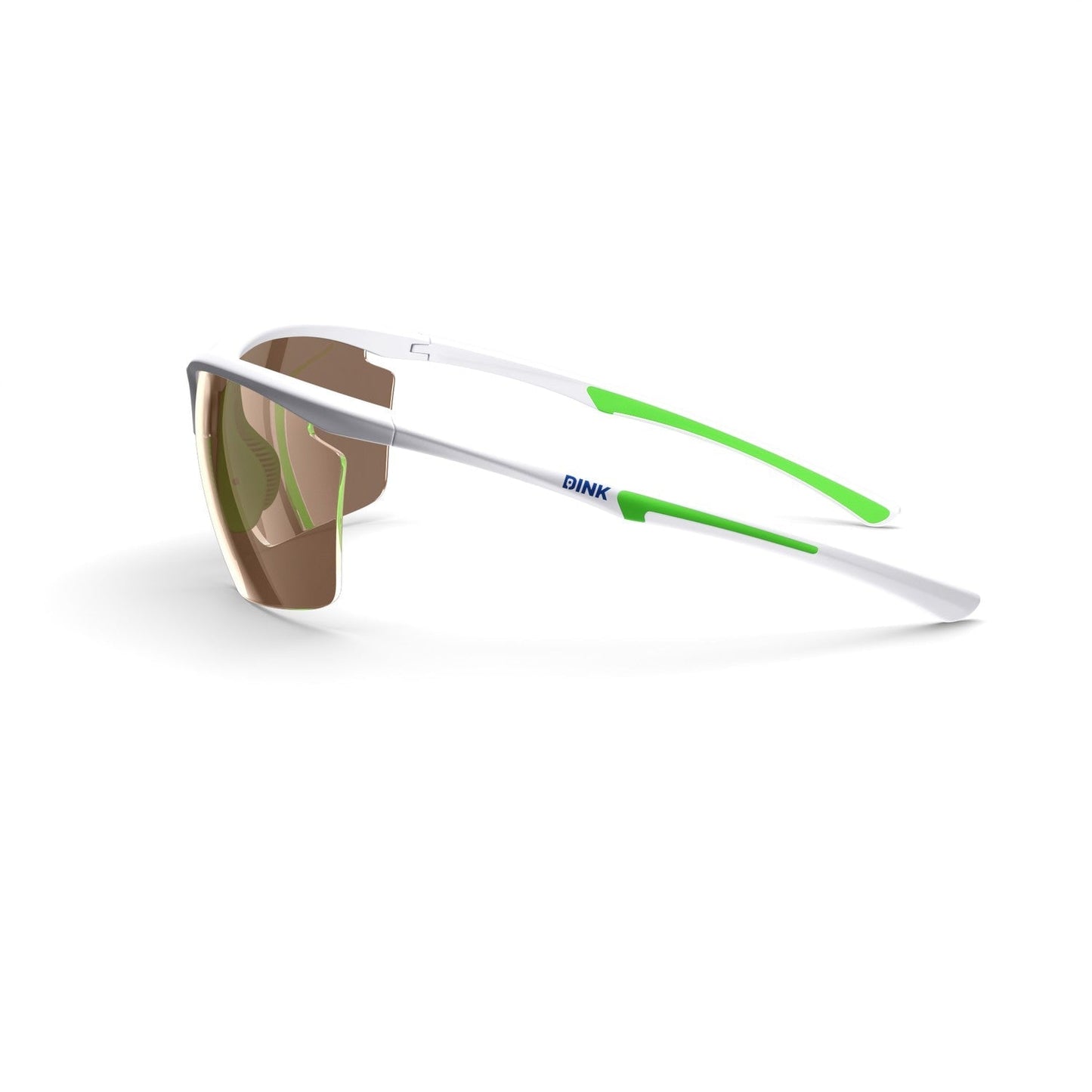 Daytona Petite Large Pickleball Sunglasses - White/Green