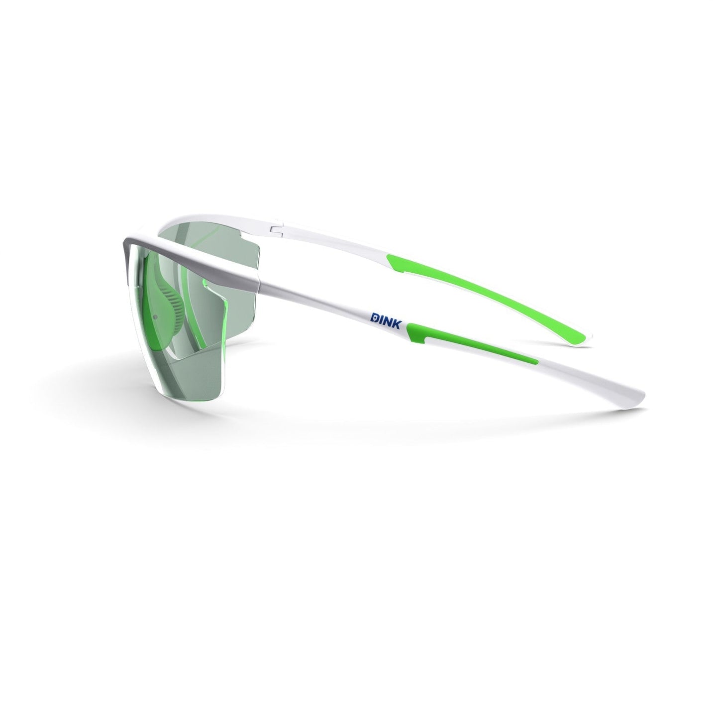 Daytona Petite Large Pickleball Sunglasses - White/Green