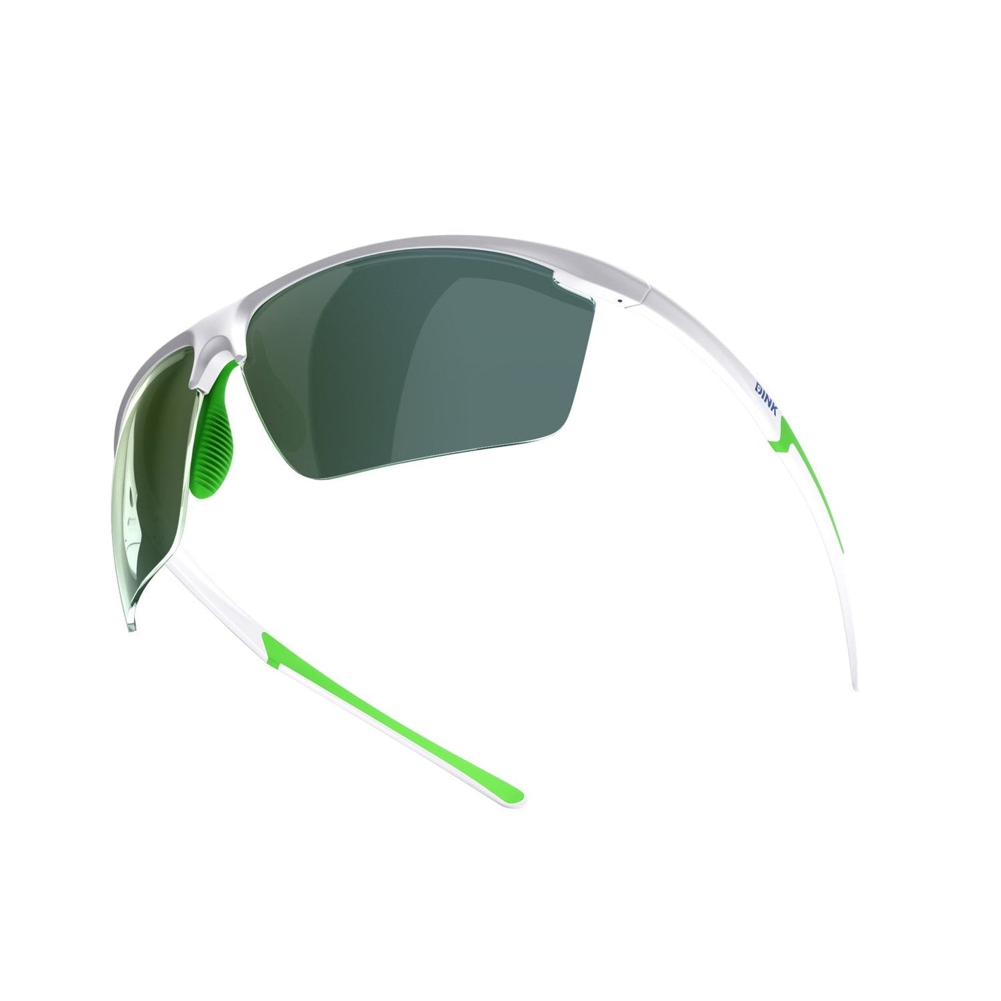 Daytona Petite Large Pickleball Sunglasses - White/Green