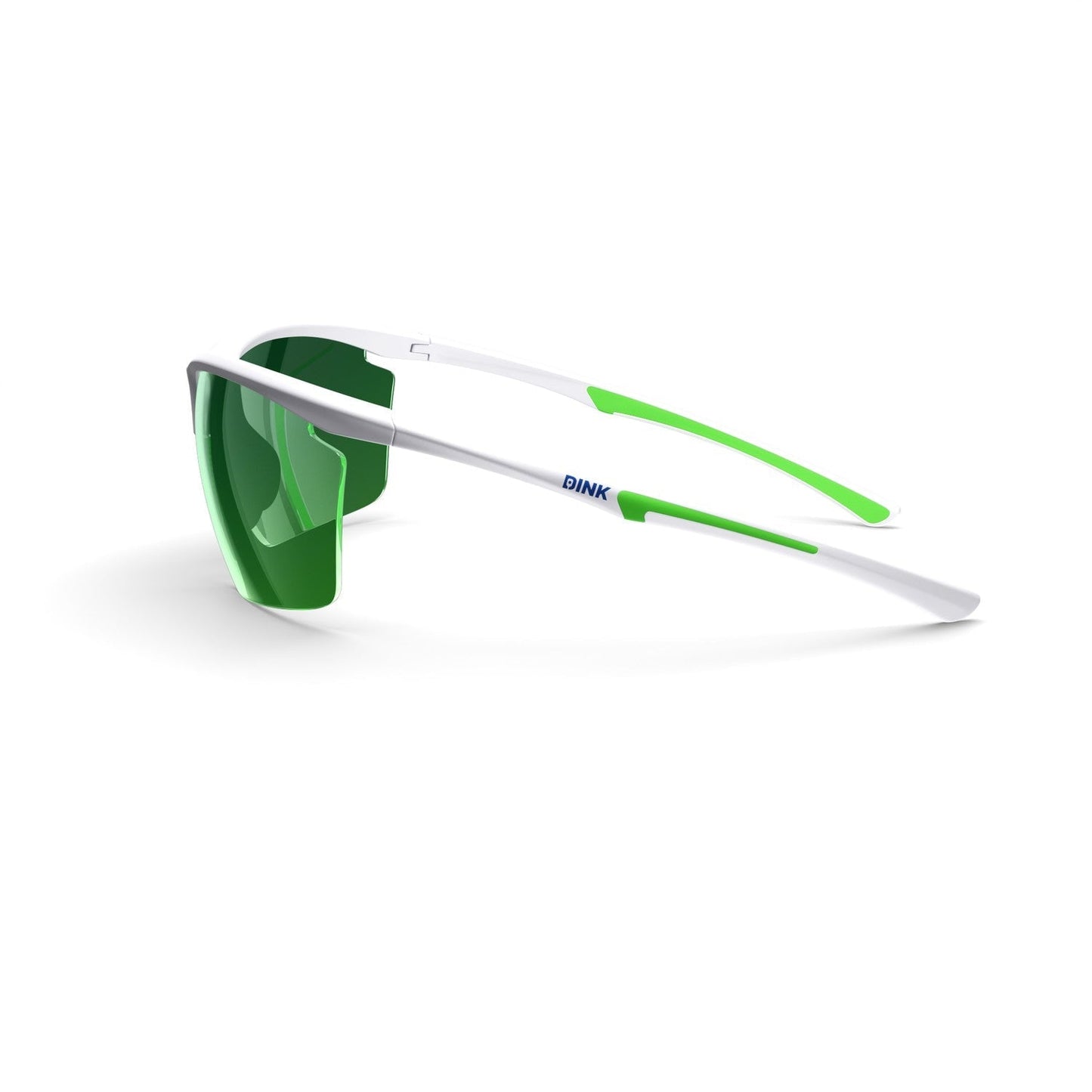 Daytona Petite Large Pickleball Sunglasses - White/Green