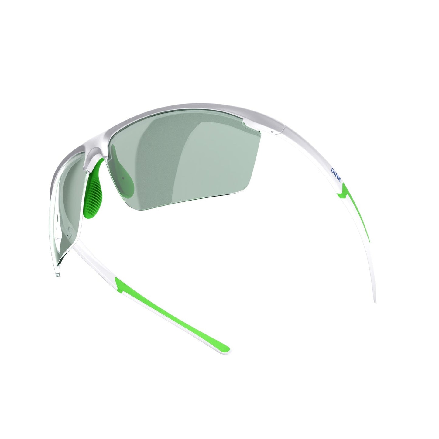 Daytona Petite Large Pickleball Sunglasses - White/Green