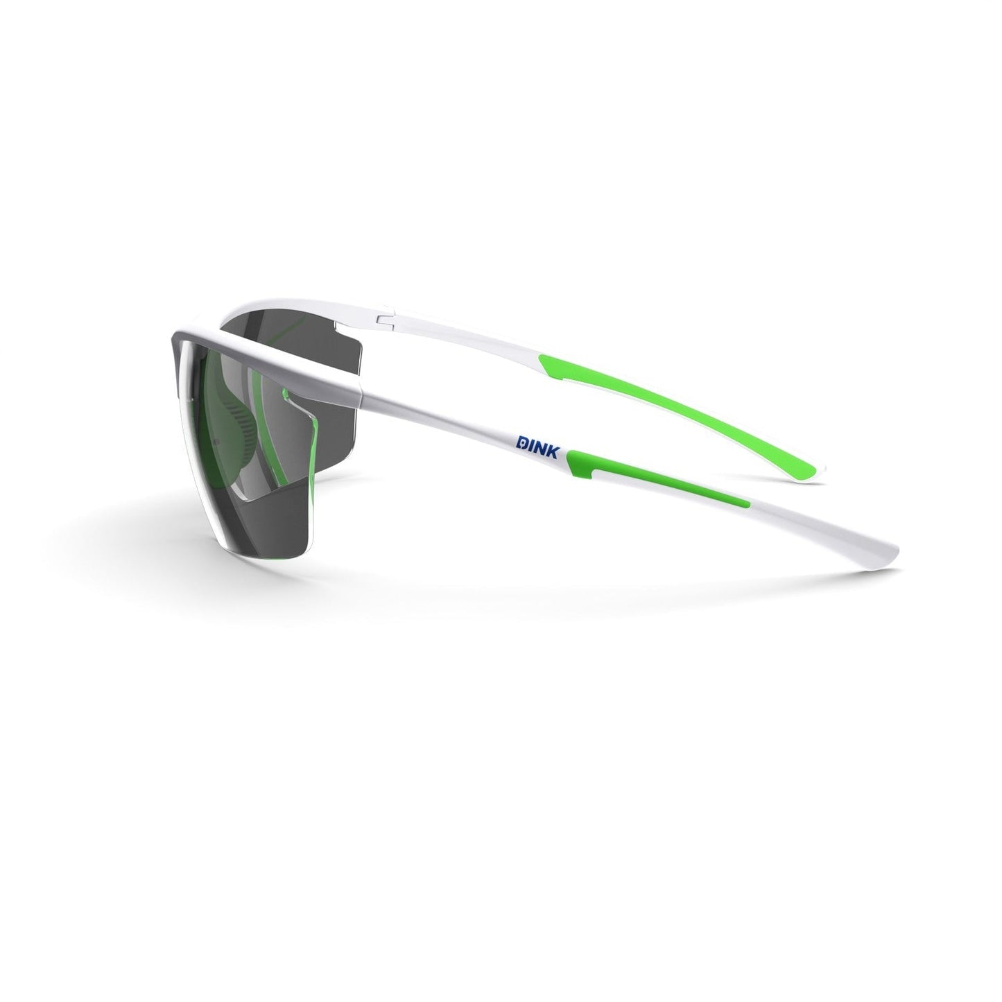 Daytona Petite Large Pickleball Sunglasses - White/Green