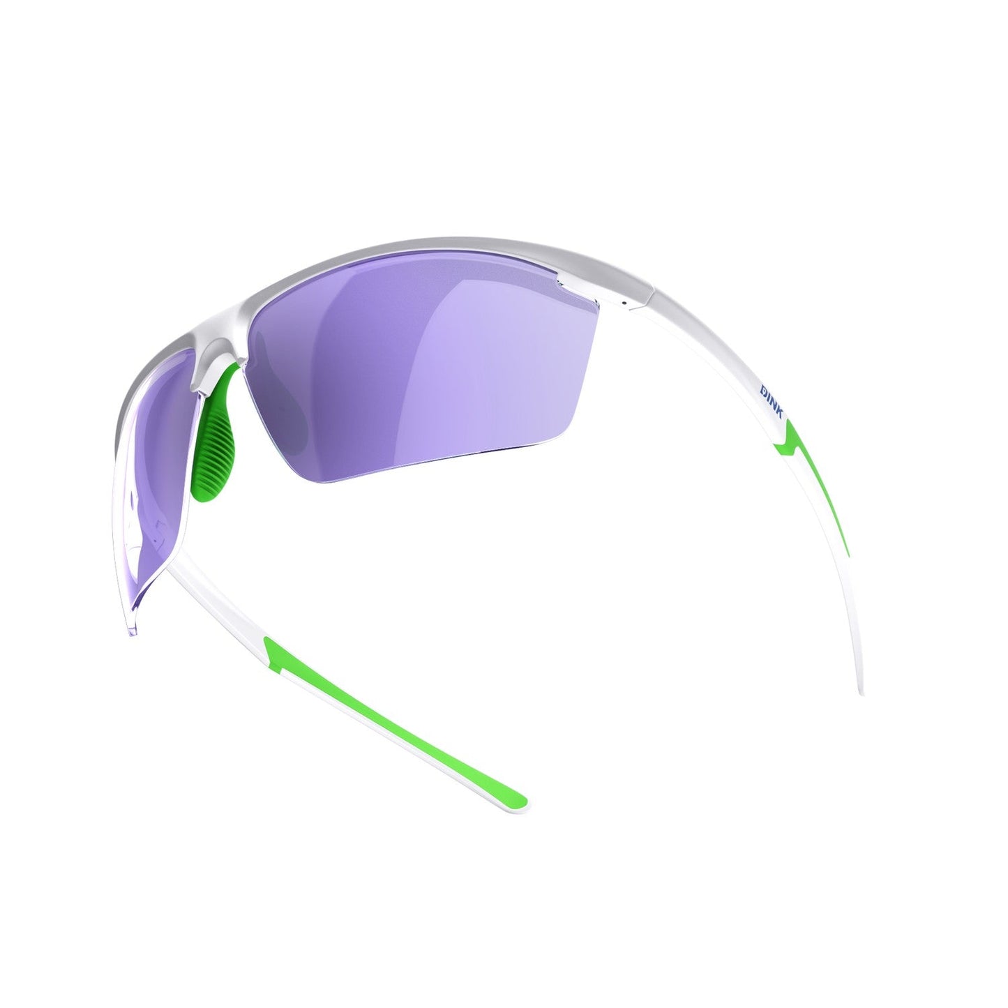 Daytona Petite Large Pickleball Sunglasses - White/Green