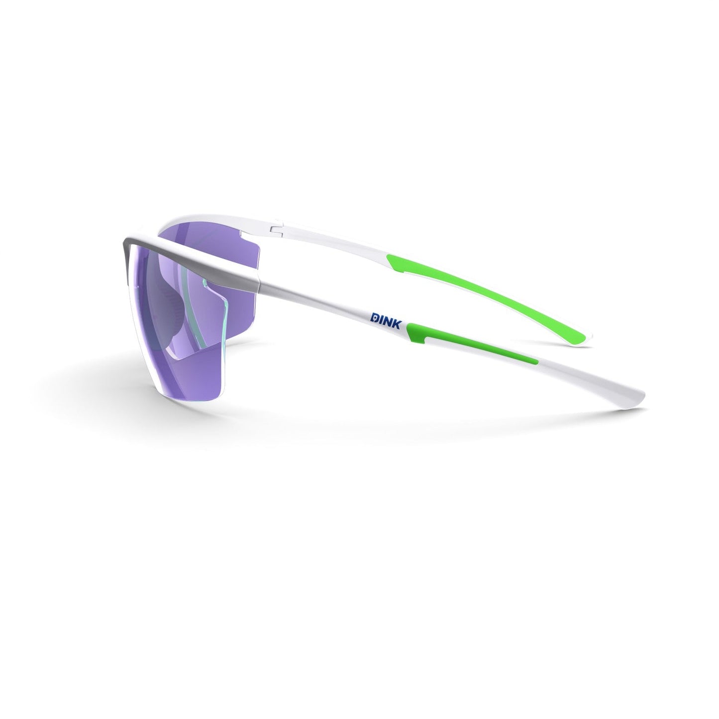 Daytona Petite Large Pickleball Sunglasses - White/Green