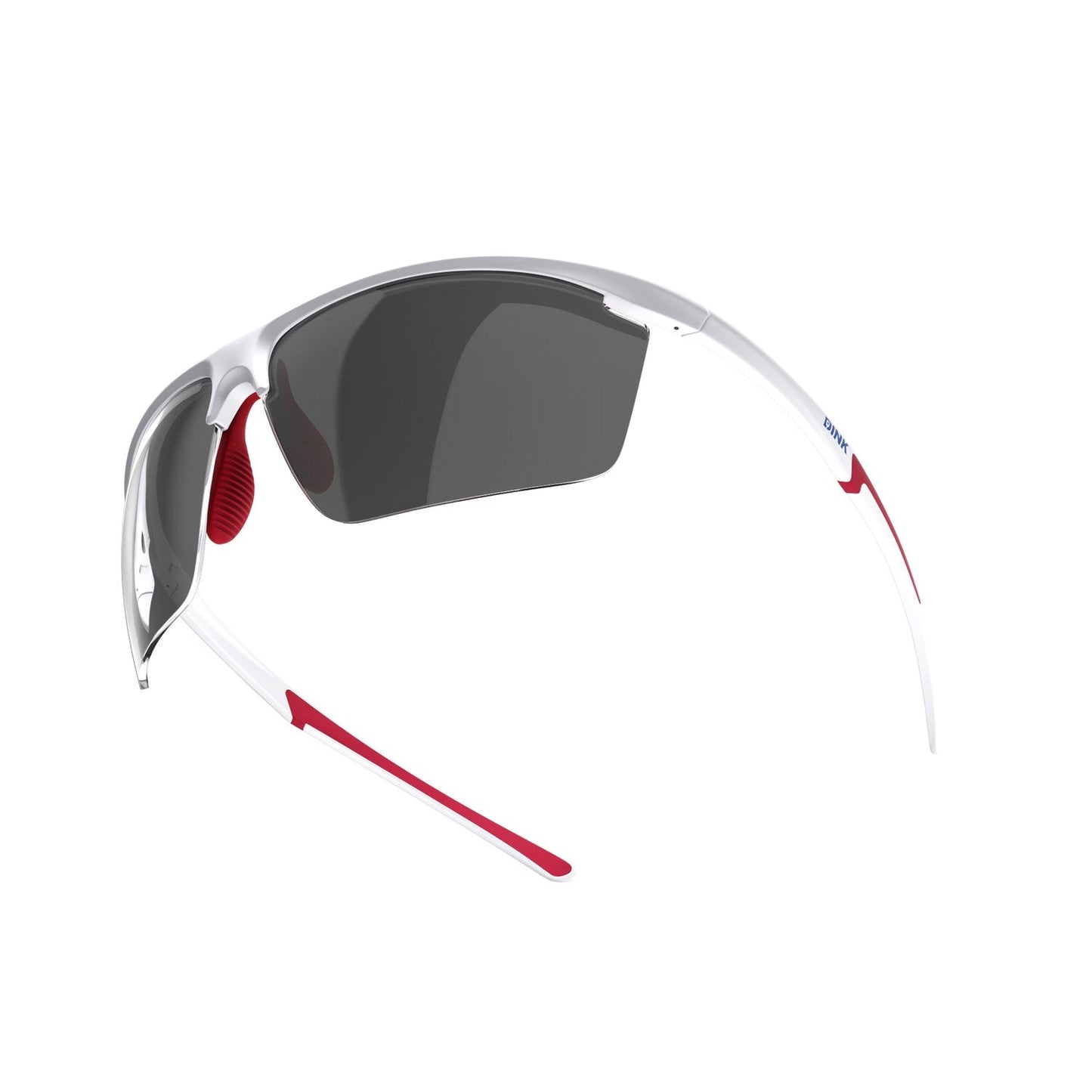 Daytona Petite Large Sunglasses - White/Red