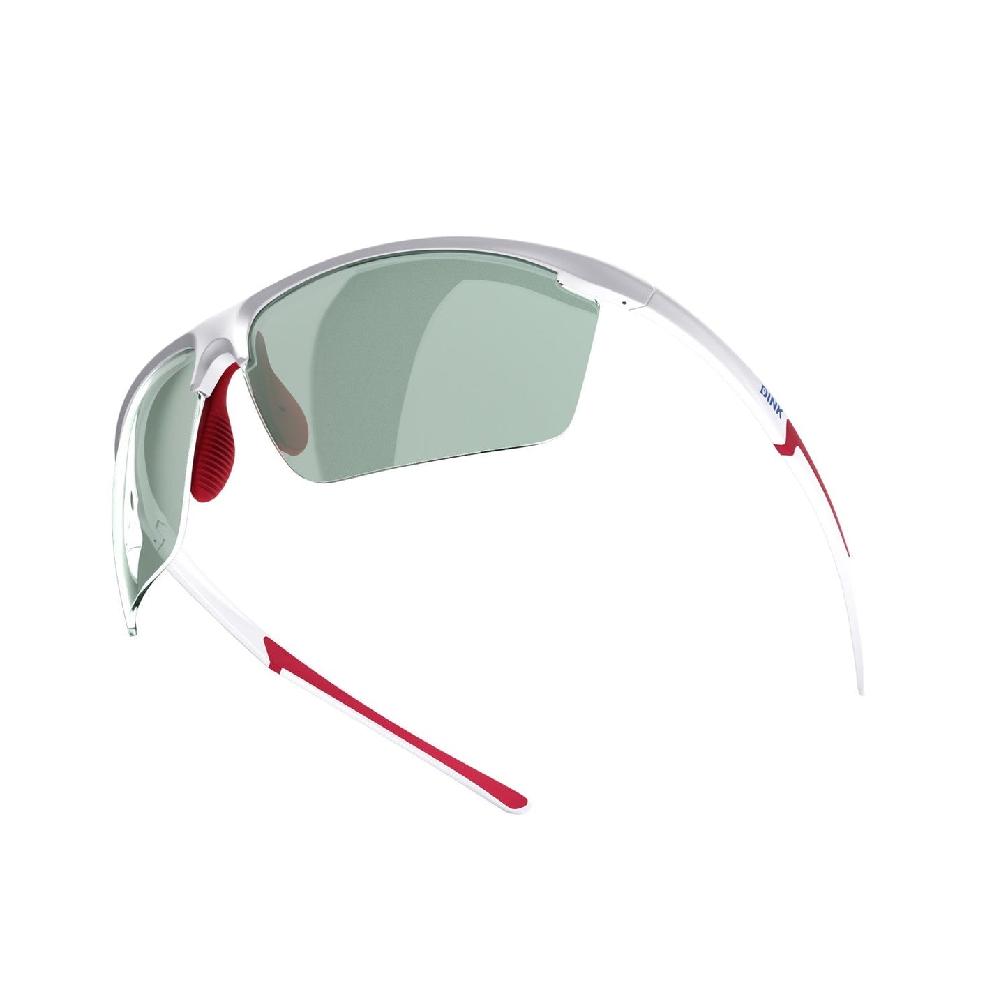 Daytona Petite Large Sunglasses - White/Red