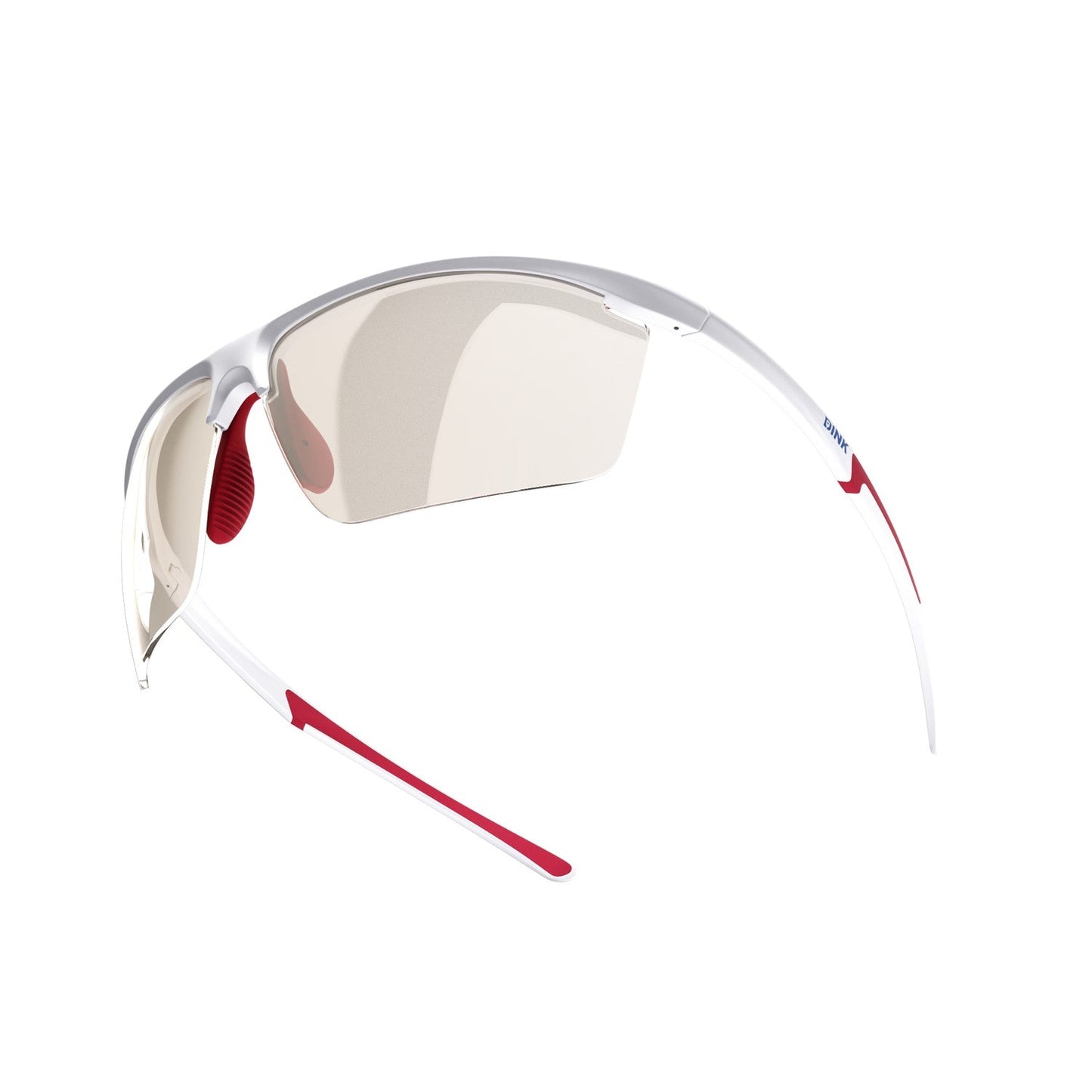 Daytona Petite Large Sunglasses - White/Red
