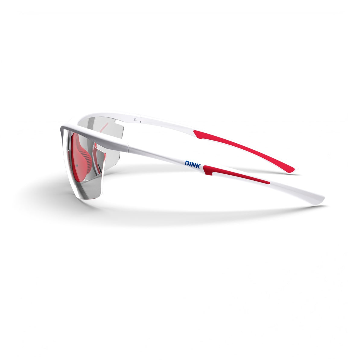 Daytona Petite Sunglasses - White/Red