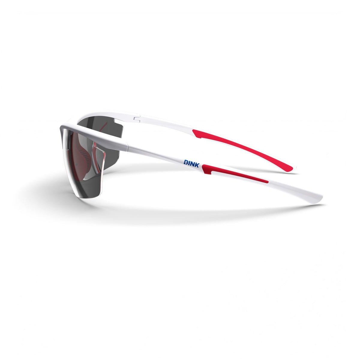 Daytona Petite Sunglasses - White/Red