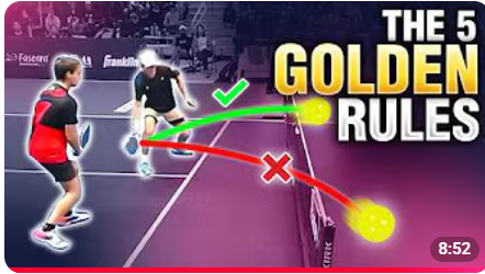 5 Golden Rules for Better Pickleball (The Hard Reset You Need) from John Cincola