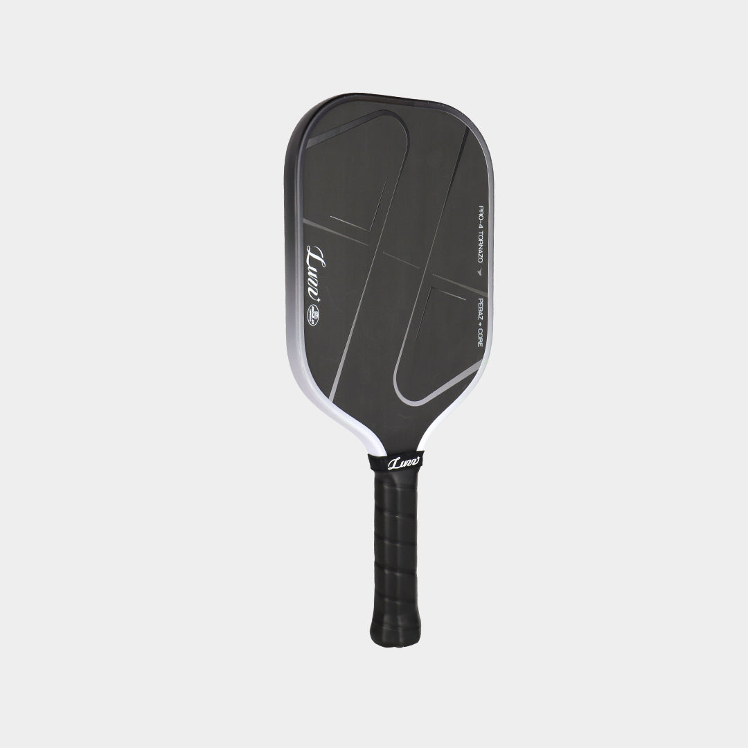 Luzzpickleball Pro 4 Tornazo Carbon Fiber Pickleball Paddle - Dual-Layer Core