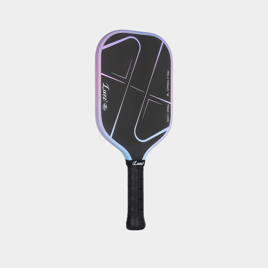 Luzzpickleball Pro 4 Tornazo Carbon Fiber Pickleball Paddle - Dual-Layer Core