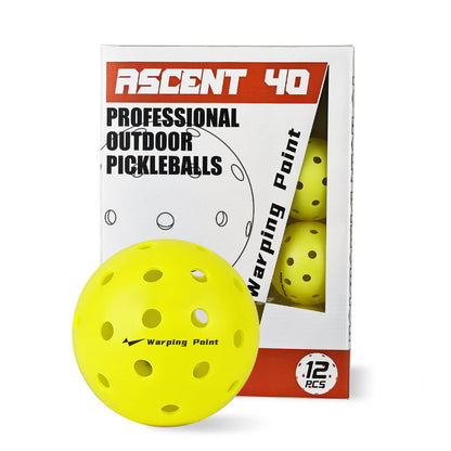 ASCENT OUTDOOR TOURNAMENT PICKLEBALLS - 12 PACK