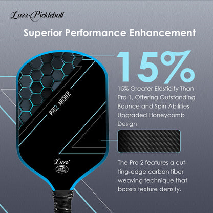 Luzz Pro 2.0 Saber Professional Pickleball Paddle - Elevating Power, Precision, and Performance