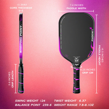 Phoenix Pickleball Paddle - 13.3MM