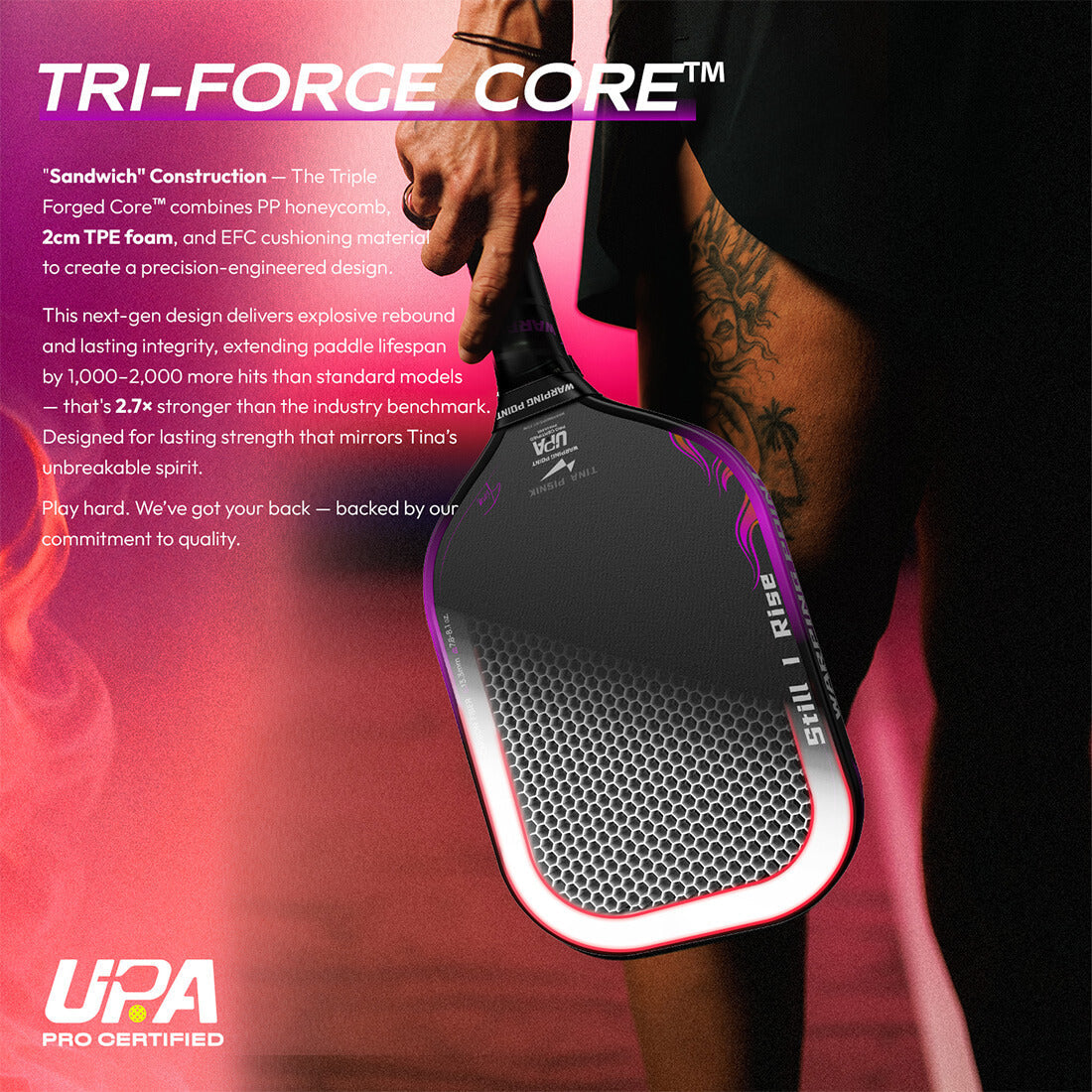 Phoenix Pickleball Paddle - 13.3MM
