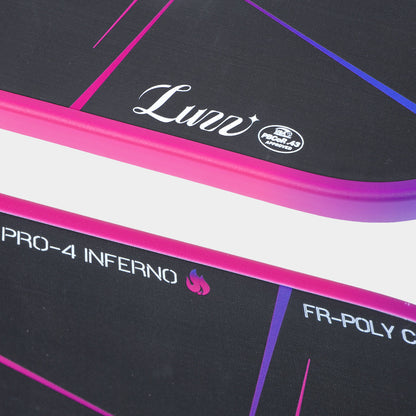 Luzzpickleball Pro 4 Inferno MPP Pickleball Paddle - Large Sweet Spot, Durable Core