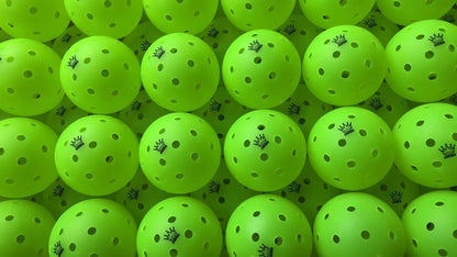 CROWN PICKLEBALL - High-Performance OUTDOOR Pickleballs (100-PACK COLD)