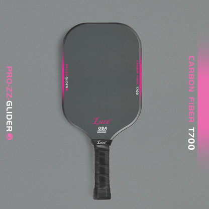 Luzzpickleball Glider Paddle T700 Carbon Friction Surface|Thermoformed