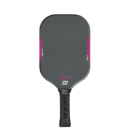 Luzzpickleball Glider Paddle T700 Carbon Friction Surface|Thermoformed