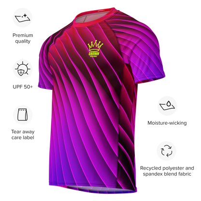 CROWN PICKLEBALL - Men's Tourney Shirt (Magenta)
