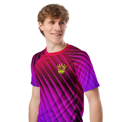 CROWN PICKLEBALL - Men's Tourney Shirt (Magenta)