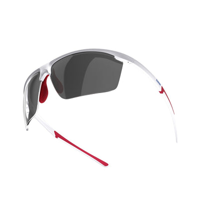 Daytona Petite Large Sunglasses - White/Red