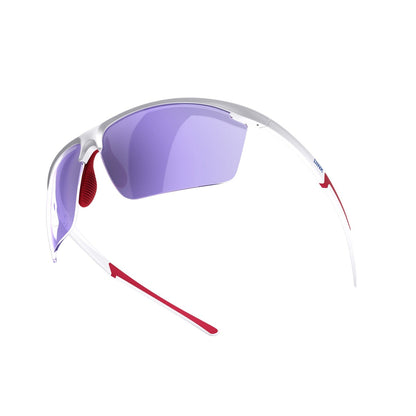 Daytona Petite Large RX Pickleball Sunglasses - White/Red