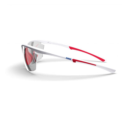 Daytona Petite Sunglasses - White/Red