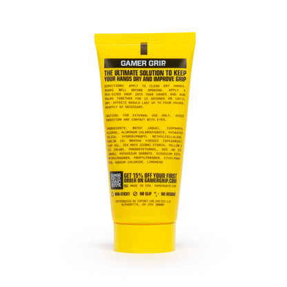 Gamer Grip for Racquet & Paddle – Anti-Sweat Grip Cream for Tennis & Pickleball