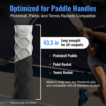 Hesacore Hesatac Overgrip – Black (6 & 12 Pack)