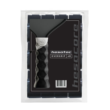 Hesacore Hesatac Overgrip – Black (6 & 12 Pack)