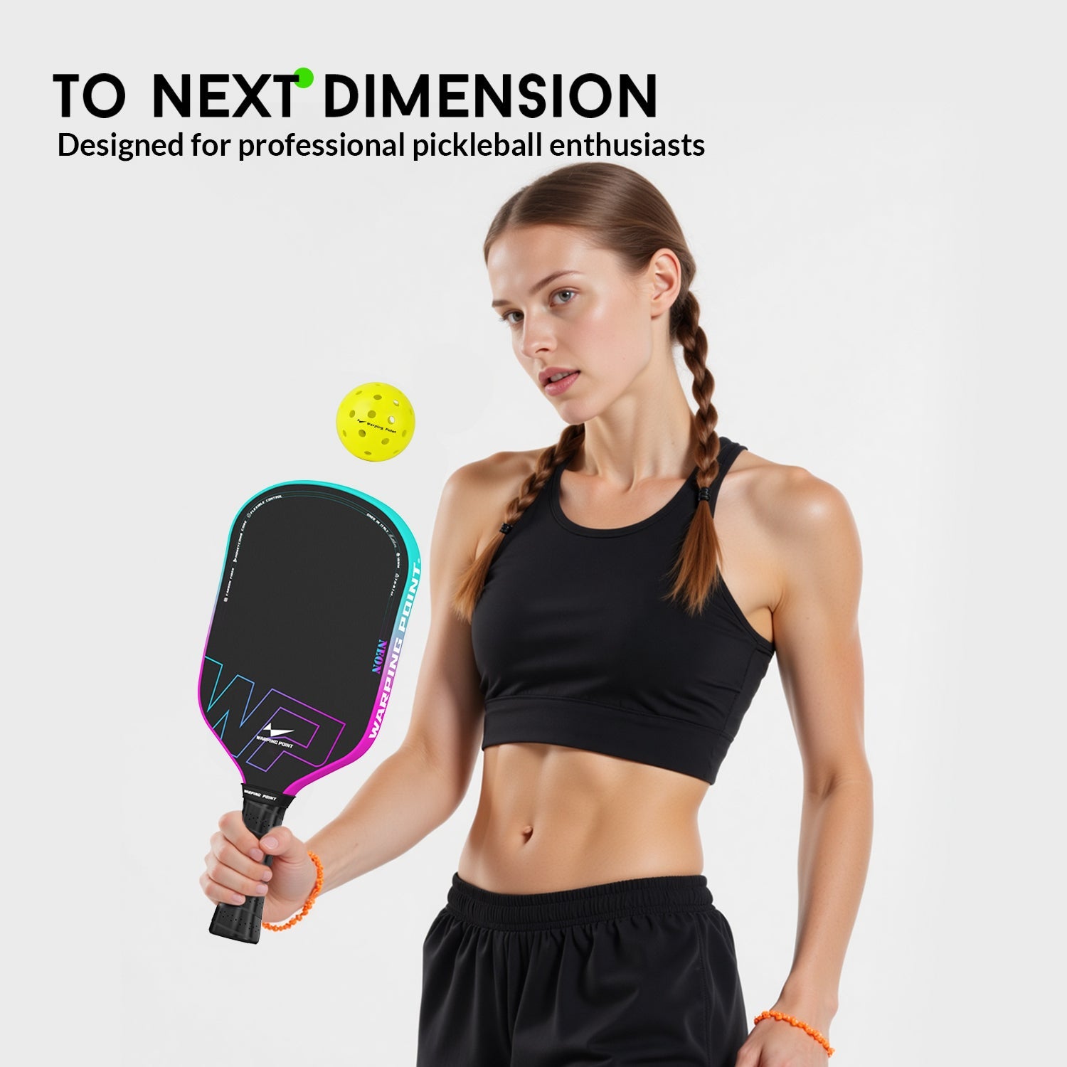 neon paddle pickleball