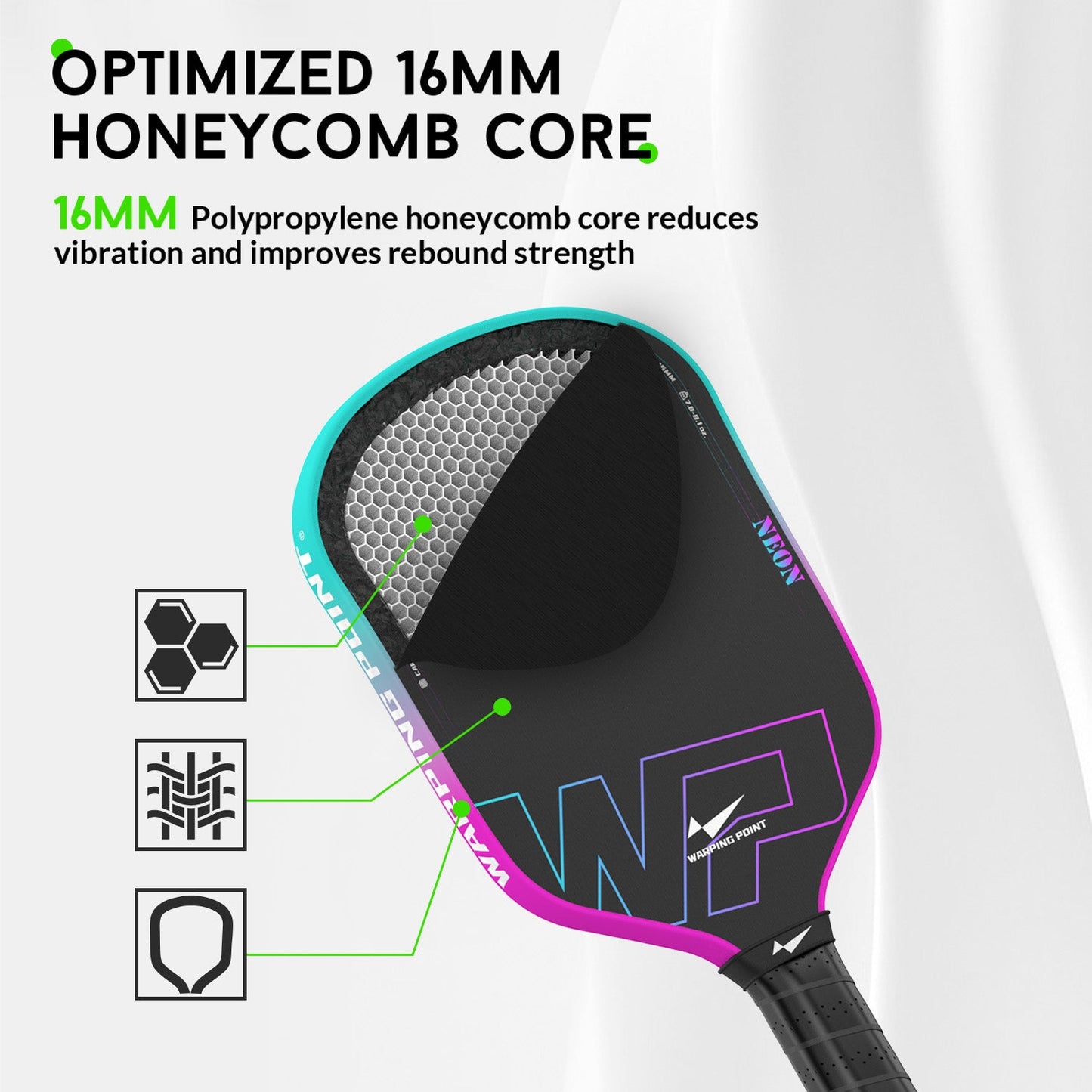 16mm honeycomb core paddle