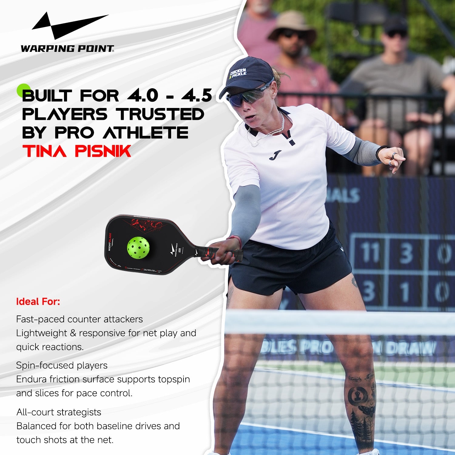 pickleball paddle for advanced players